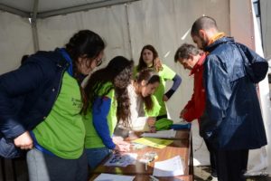 Corrida da UTAD 2017: imagem de acção de voluntariado