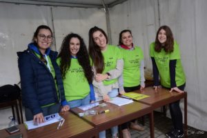 Corrida da UTAD 2017: imagem de acção de voluntariado