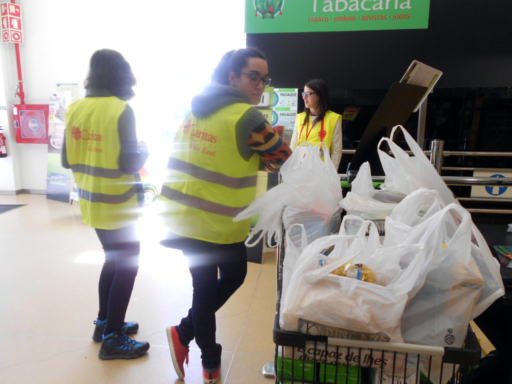 imagem de acção de voluntariado